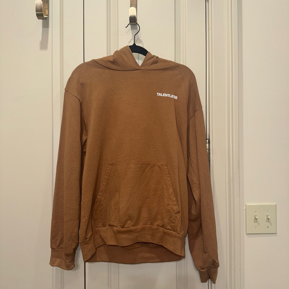 TALENTLESS Brown Hoodie